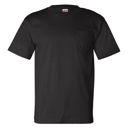 Bayside - USA-Made Short Sleeve T-Shirt with a Pocket