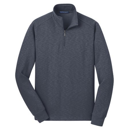 Port Authority® Slub Fleece 1/4-Zip Pullover