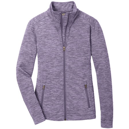 Port Authority® Ladies Digi Stripe Fleece Jacket