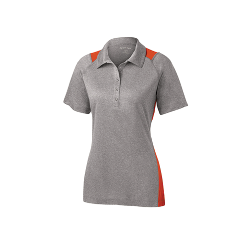 Sport-Tek® Ladies Heather Colorblock Contender™ Polo