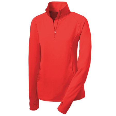 Sport-Tek® Ladies Sport-Wick® Stretch 1/2-Zip Pullover
