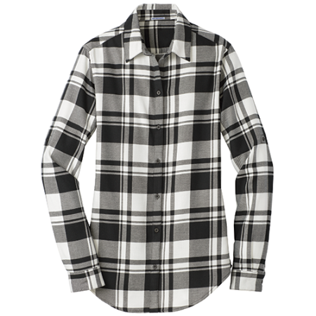 Port Authority® Ladies Plaid Flannel Tunic