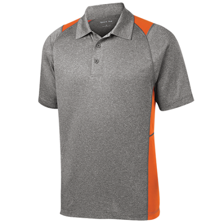 Sport-Tek® Heather Colorblock Contender™ Polo