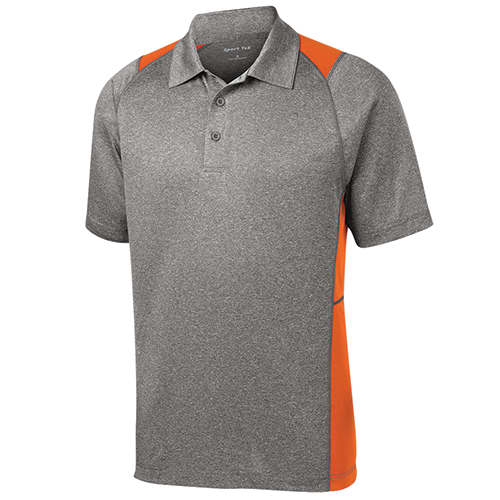 Sport-Tek® Heather Colorblock Contender™ Polo