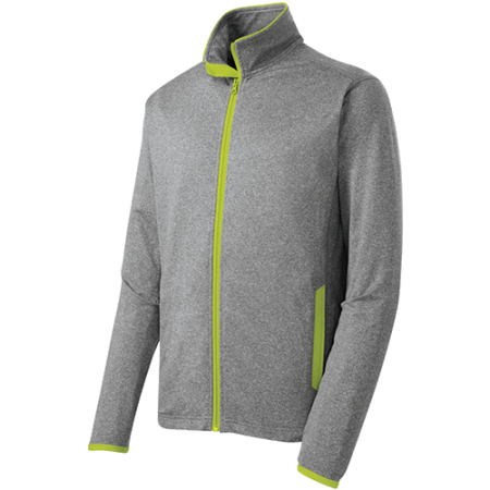 Sport-Tek® Sport-Wick® Stretch Contrast Full-Zip Jacket
