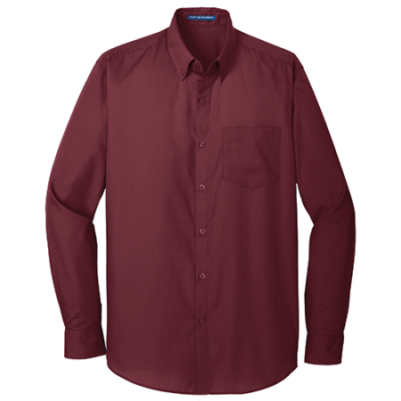 Port Authority® Long Sleeve Carefree Poplin Shirt